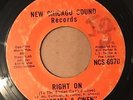 BARBARA + GWEN RIGHT ON/ TAKE ME AS I AM on NEW CHICAGO SOUND RARE FUNK SOUL 45