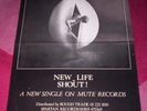 DEPECHE MODE   NEW LIFE. Orig 1981 UK Promo, A3. G.