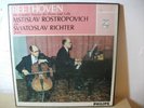 AL 3453 54 BEETHOVEN Cello Sonatas ROSTROPOVICH RICHTER PHILIPS MONO 2LP BOX EX+