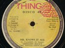 Gregory Isaacs & The Revolutionaries - Mr Knows It All  JA The Thing 12
