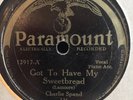 CHARLIE SPAND PARAMOUNT 12917 BLUES 78 RPM V/V+