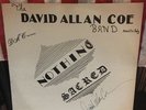 David Allan Coe Band - Nothing Sacred/Signed/Autographed/Rare/Vinyl/EX