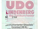 Udo Lindenberg    In Concert 1980   Ticket / Konzertkarte / Eintrittskarte