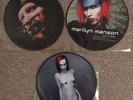 Marilyn Manson Picture Discs Vinyl x3 (Beautiful People, Rock is Dead,Dope Show)