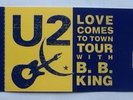 U2 B.B. King Original Unused Concert Ticket Athletic Park Wellington 1989