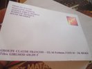 carte  de visite  promo disques fleche claude francois  annees 70