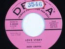 Popcorn Soul 45 MERV GRIFFIN Love Story DECCA VG+ promo HEAR