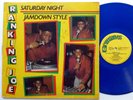 RANKING JOE Saturday Night Jamdown Style LP BLUE VINYL dancehall reggae  #1444