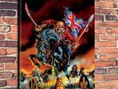 Iron Maiden Eddie The Trooper Printed Box Canvas A1.30