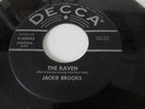JACKIE BROOKS RARE POPCORN R&B DANCER ON DECCA LABEL THE RAVEN / MY BLUES ARE