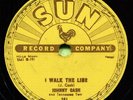 JOHNNY CASH (I Walk The Line / Get Rhythm) CLASSIC COUNTRY 78 RPM RECORD