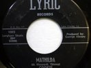 COOKIE & HIS CUPCAKES 45 Mathilda/I'm Twisted LYRIC rock NM ws1192