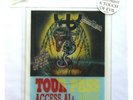 EX  JUDAS PRIEST A TOUCH OF EVIL tour pass VINYL Shaped Picture Pic Disc