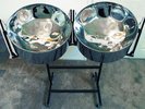 Dbl Seconds Steel Drums with Wetzel stand.