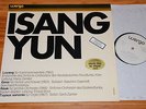 Gavriloff Zacher Isang Yun Loyang Gasa Reak German Wergo 70s Stereo NM