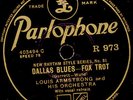 LOUIS ARMSTRONG & ORCH. Dallas Blues / JOE VENUTI'S BLUE FOUR Put & take  X2768