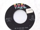 JOE CLAY Get on the Right Track 45 RECORD RARE ROCKABILLY ORIGINAL VIK RECORDS