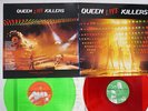 QUEEN LIVE KILLERS WARNER P-5567,8E Japan CLEAR COLOR VINYL 2LP