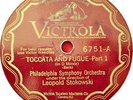 LEOPOLD STOKOWSKI - TOCCATA AND FUGUE (BACH) - part 1-2 - VICTROLA 6751