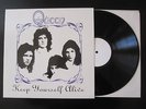 QUEEN Keep Yourself Alive - White Label Vinyl LP  Hammersmith Odeon UK 1975