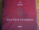 Bach Matthaus Passion Fritz Werner Erato STE 50006/9 4LP Stereo ED1 NM
