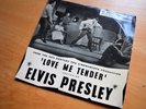 ELVIS PRESLEY, LOVE ME TENDER, HMV EP, 7EG 8199, 1957, PICTURE SLEEVE.