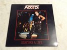 ACCEPT *STAYING A LIFE* DOUBLE LP 1990 DUTCH EDITION RARE NM