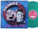PRIMUS Suck On This CAROLINE LP NM green vinyl