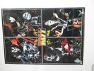 KISS 1970s Victor Promo Poster Motorcycle with Autograph Printed Japan
