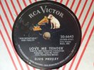 1956 Rock 78 rpm ELVIS PRESLEY Love Me Tender / Anyway You Want Me  RCA VICTOR