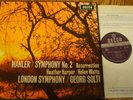 SET 325-6 Mahler Symphony No. 2 'Resurrection' / Harper / Solti / LSO W/B 2 LP