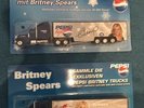 **2 BRITNEY SPEARS PEPSI RARE GERMAN COLLECTORS TRUCKS EXCELLENT CONDITION**
