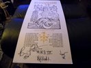 EYEHATEGOD RARE TOUR HEAVY CARD POSTER PLUS PASSES AND GUITAR PICK - LOOK 90/100