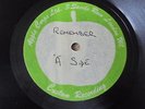 Remember by Bay City Rollers 1973 Song Writers APPLE Acetate UK 45 THE BEATLES