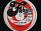 Northern Soul 45 - Glen Miller - Where Is The Love - Fabulus - 2002 reissue