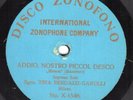 1g5. Tina Bendazzi-Garulli - Manon-Addio nostro piccol desco - Disco Zono X-1546
