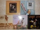 Jerry Jeff Walker, 5 Vinyl Record Lot, 4 LP & 1 DLP, 4 US 1st Prs Outlaw Country