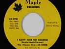 Sweet/Northern Soul 45 - Chosen Few - I Can't Take No Chances - Maple - VG+ mp3