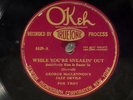 78 RPM -- George McClennon's Jazz Devils, Okeh 8329, EE-  Jazz