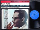 NAT ADDERLEY That's Right  LP RIVERSIDE RLP 330 ST Yusef Lateef Wynton Kelly