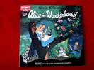 WALT DISNEY  ALICE IN WONDERLAND  RARE  IN THIS SHAPE   POP  NOVELTY 45