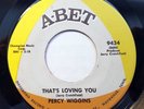 Percy Wiggins THAT'S LOVING YOU 1968 A-Bet 45 Northern Soul
