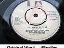? BOBBY GOLDSBORO promo 'Too Many People + It's Too Late'  Northern Soul 45 HEAR