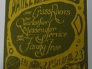 Fillmore Auditorium Grass Roots, Quicksilver Messenger Service Poster BG-0 1966