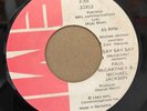 PAUL McCARTNEY & MICHAEL JACKSON - Say Say Say - RARE BARBADOS 45