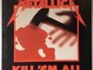 1983 METALLICA Kill Em’ All Heavy Metal Vinyl LP Elektra Record & Lyrics Insert