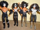 RARE 1977 KISS MEGO DOLLS full set of 4 Near Mint Figures + ORIGINAL Boxes