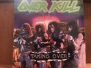 OVERKILL - TAKING OVER 1987 VINYL LP MEGAFORCE WORLWIDE RECORDS