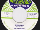Texas  Rockabilly 45 - CATALINAS - Speechless / Flying Formation With You