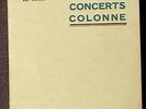 Programme Colonne 1932 Lazare Lévy Inghebrecht Ruhlmann Emil Cooper Georges Alès